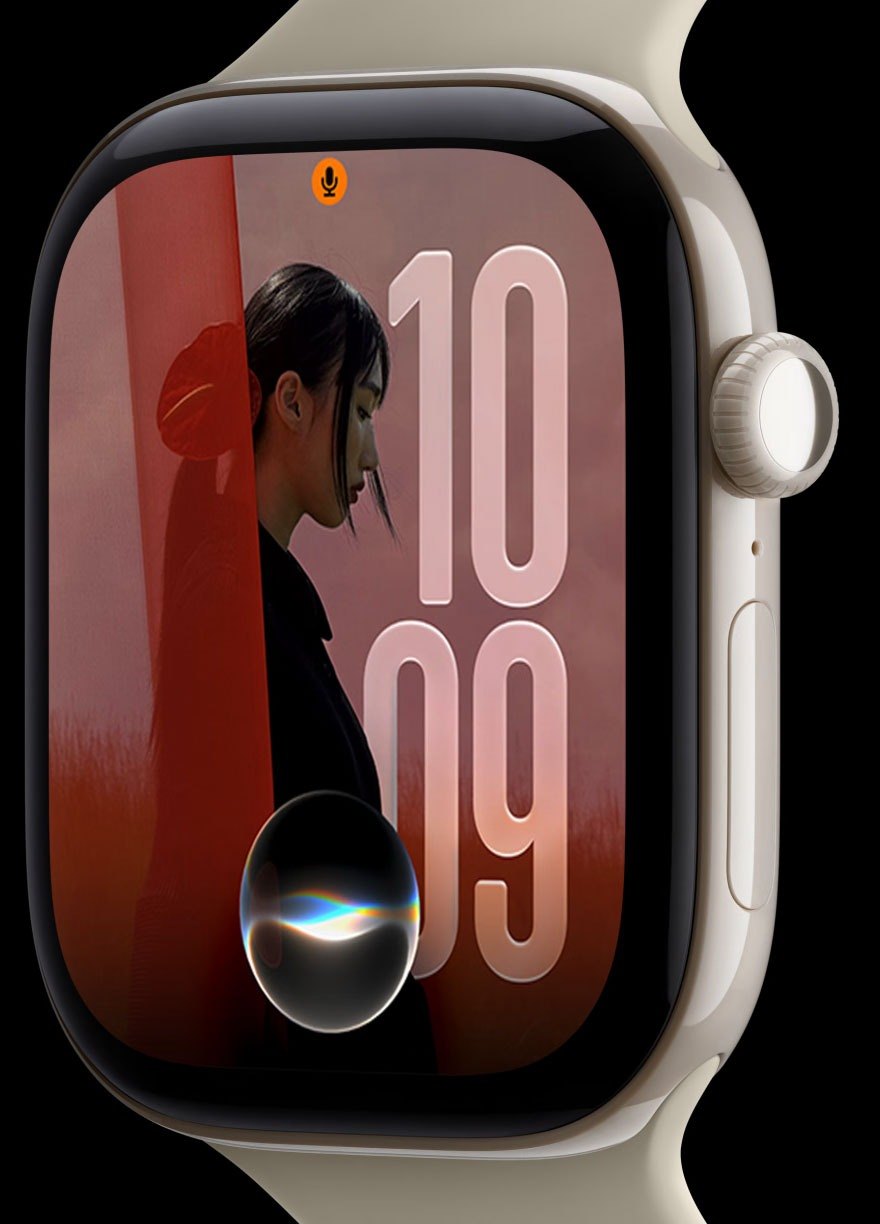 Apple Watch Series 12 showing Siri AI in watchOS 27